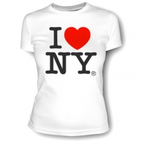 Футболка женская I LOVE NY